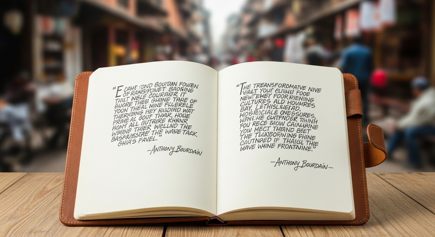 Anthony Bourdain Quotes About Food and Travel That Hit Deep