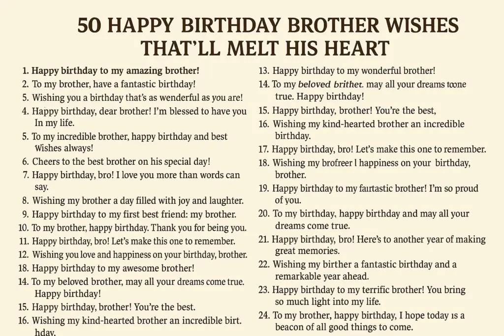 For Your Younger Brother (The Grown-Up One Now)