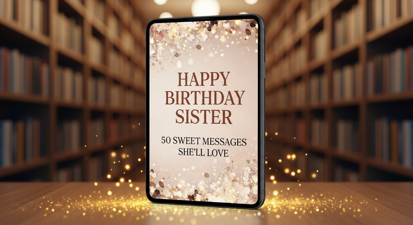 Happy Birthday Sister 50 Sweet Messages She’ll Love