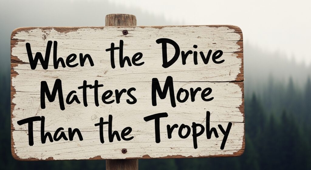 When the Drive Matters More Than the Trophy