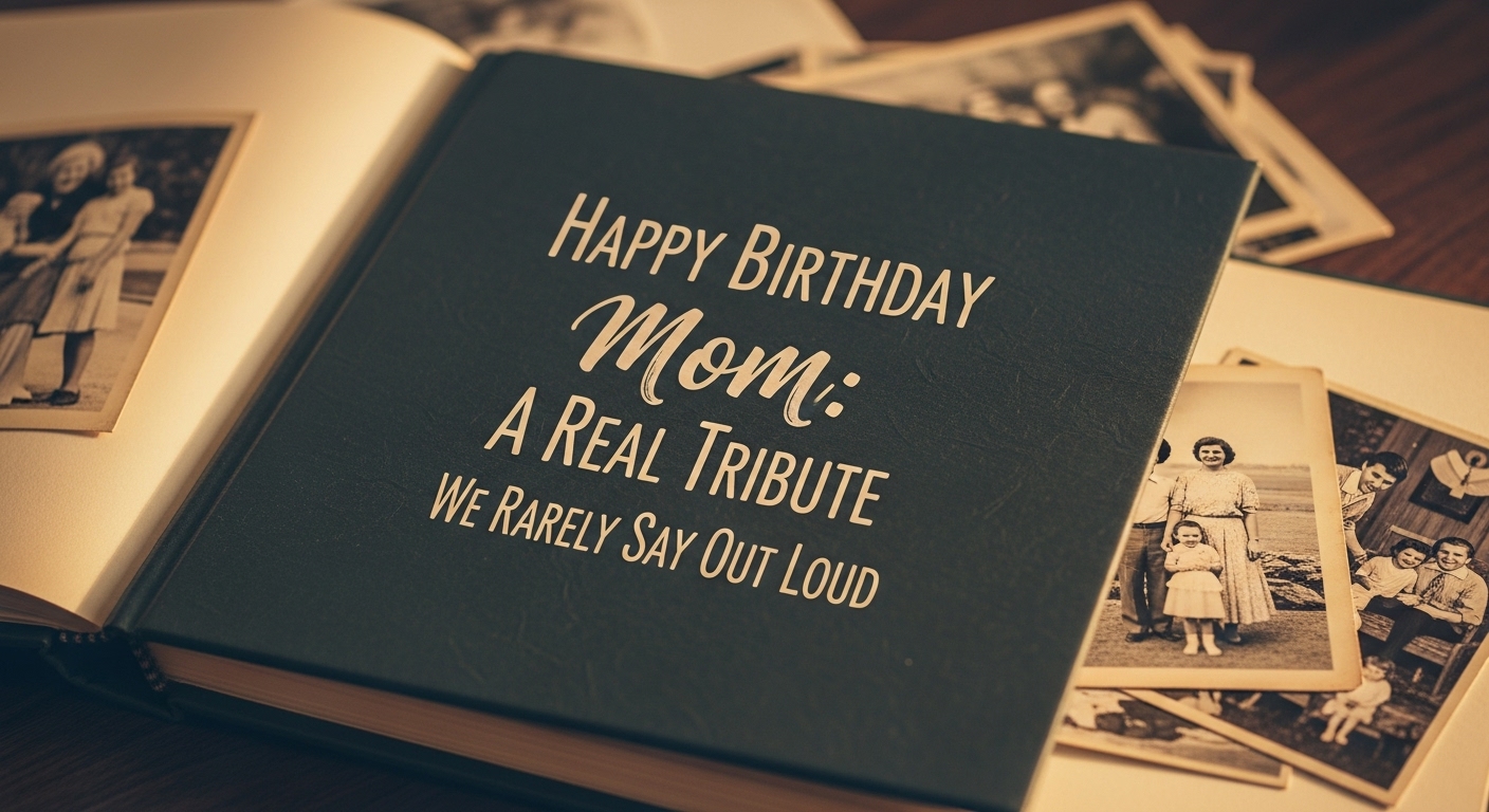 Happy Birthday Mom: A Real Tribute We Rarely Say Out