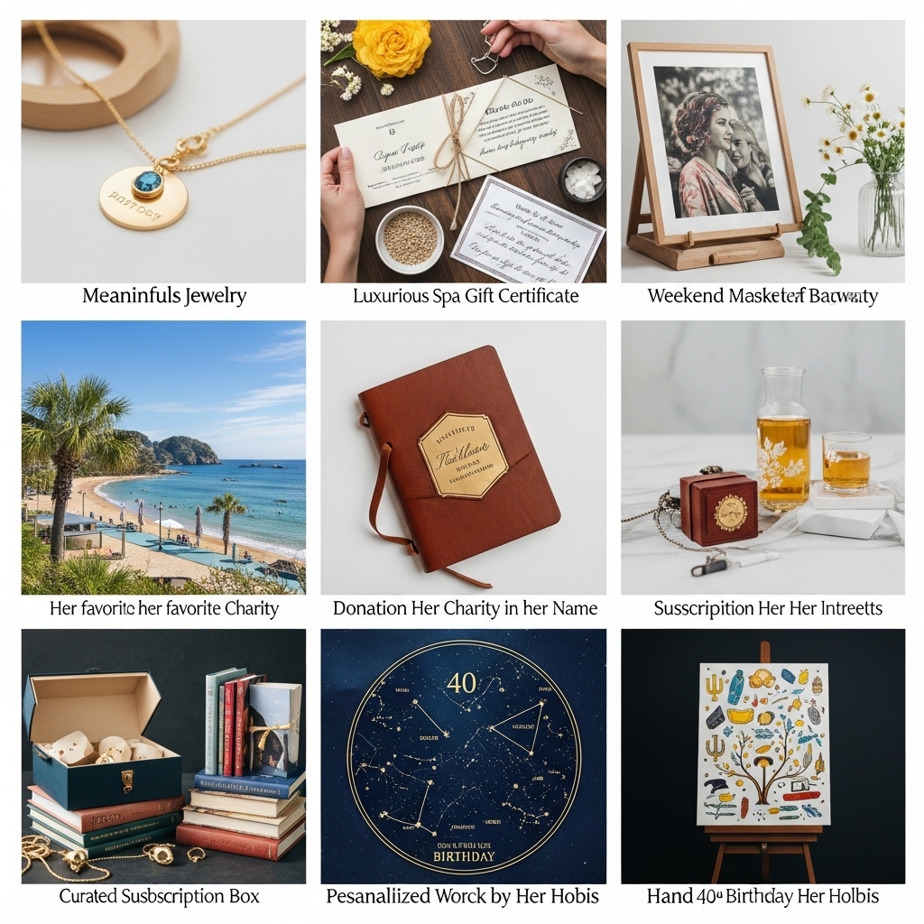 Meaningful and Unique 40th Birthday Gifts for Her