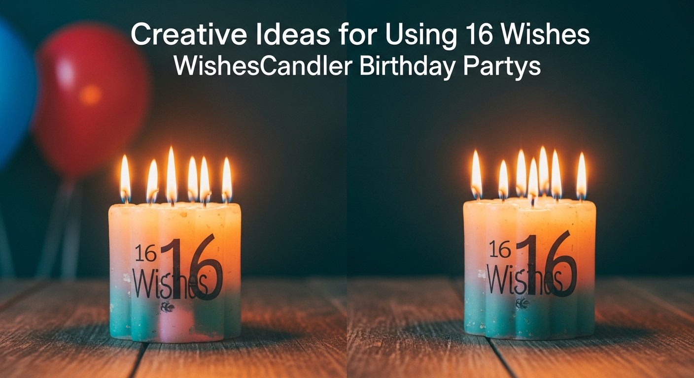 16 wishes candles