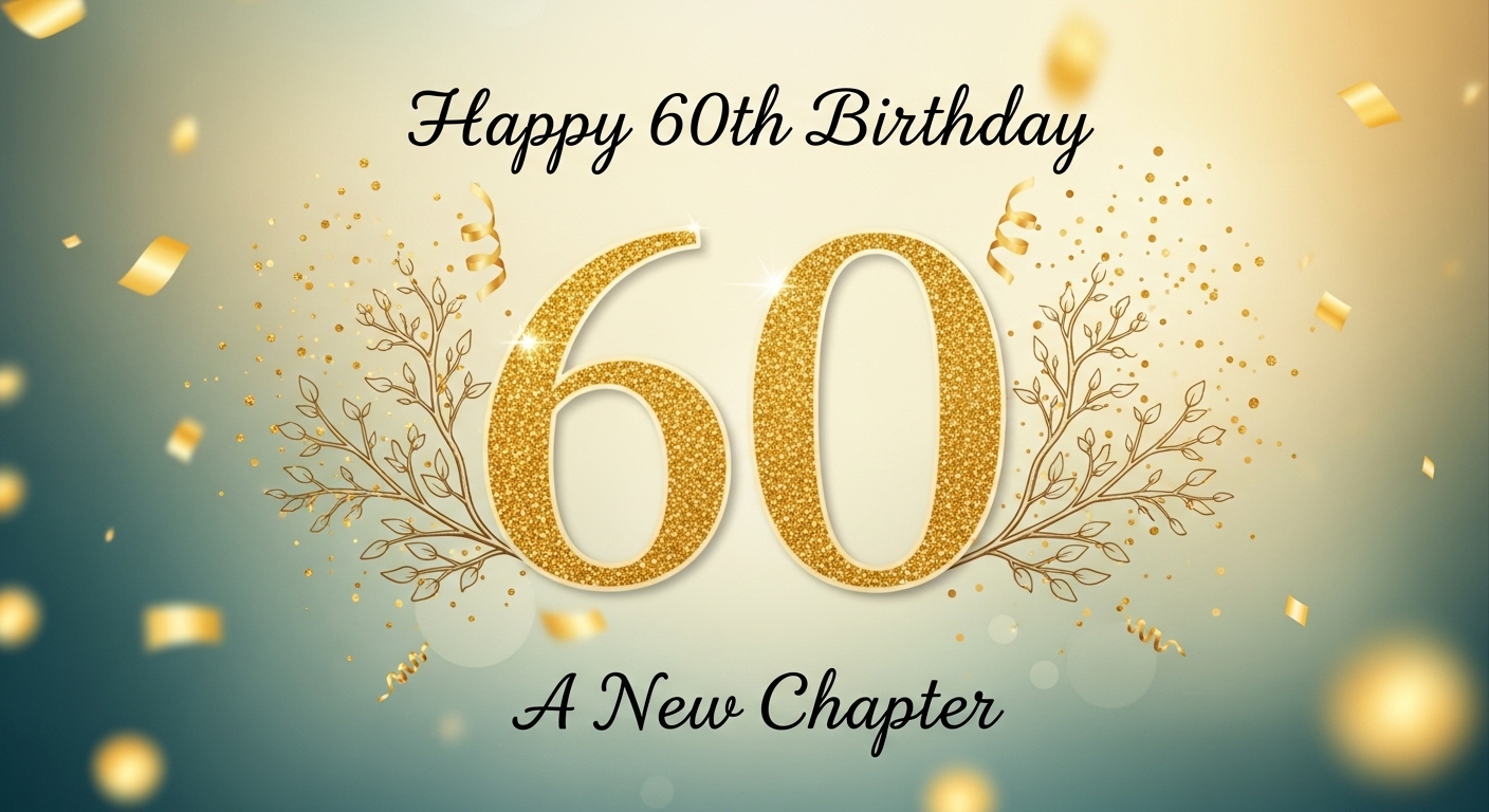 60th Birthday Wishes: Inspiring Quotes and Messages for a New Chapter