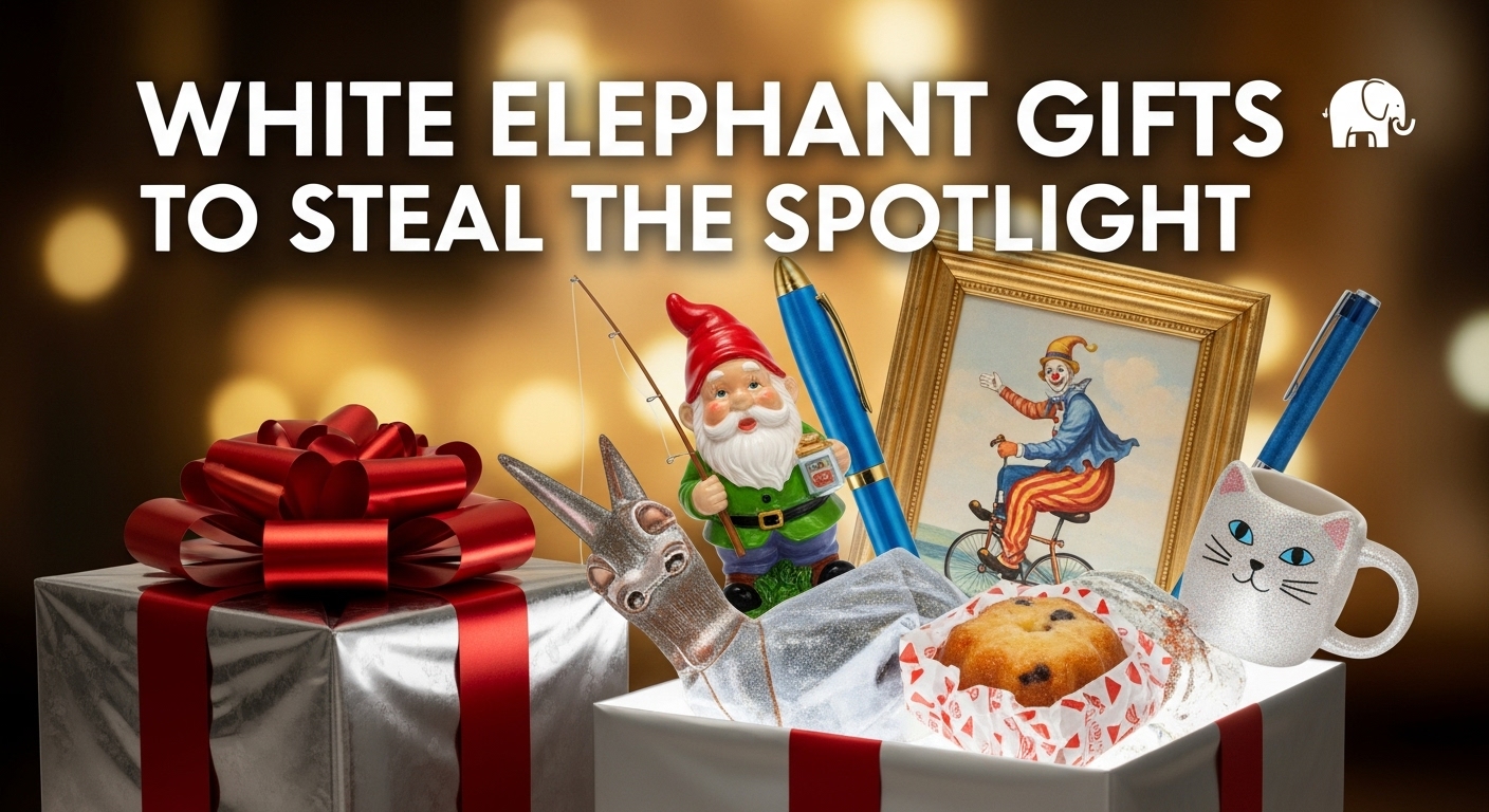 White Elephant Gifts to Steal the Spotlight